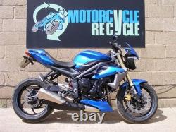 Triumph Street Triple 675 Dash Clocks Speedometer Non-ABS 19k miles 2013 Triumph Street Triple 675 Dash Clocks Speedometer Non-ABS 19k miles 2013