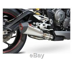 Triumph Street Triple 765-17/20 Silent Serket Scorpion Stainless -76,021,558