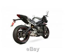 Triumph Street Triple 765-17/20 Silent Serket Scorpion Stainless -76,021,558