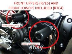 Triumph Street Triple 765 2017-20 Frame Shock Mushrooms Set Low & High Slider