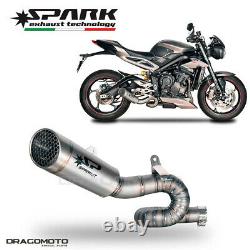 Triumph Street Triple 765 2019 Spark Grid-o Titane Rc Exhaust