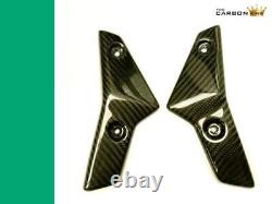Triumph Street Triple 765 Rs 2020-22 Carbon Side Radiator in Glossy Twill