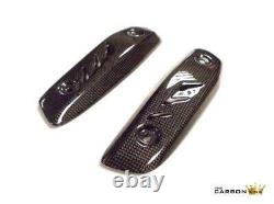Triumph Street Triple 765 Rs Carbon Radiator End Caps Covers Gloss Weave Solid Color