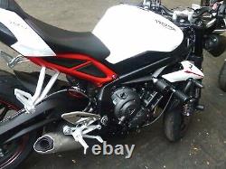 Triumph Street Triple 765 Rs Front & Rear Shock Axle Mushroom Protection S1