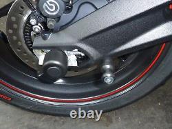 Triumph Street Triple 765 Rs Front & Rear Shock Axle Mushroom Protection S1