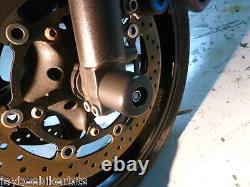 Triumph Street Triple 765 Rs Front & Rear Shock Axle Mushroom Protection S1