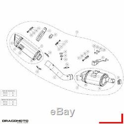 Triumph Street Triple 765 S R Rs 2019 2020 Pot Exhaust Akrapovic Carbon