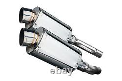 Triumph Street Triple R 2009-2012 Exhaust Kit-Silencer 225mm Oval Stainless Steel