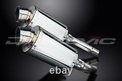 Triumph Street Triple R 2009-2012 Exhaust Kit-Silencer 225mm Oval Stainless Steel