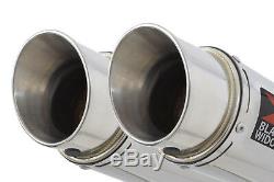 Triumph Street Triple R 675 20092012 Double Silencer Stainless 200ss