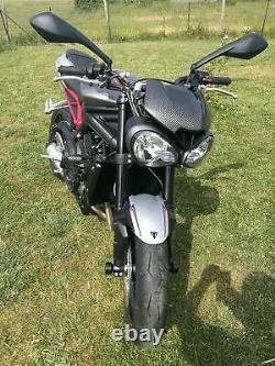 Triumph Street Triple S Rs 765 2017 2018 2019 100% Brilliant Carbon Twill