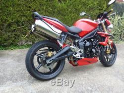Triumph Street Triple Street Bracket Back Plate Mudguard 2007 To 2012