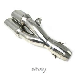 Twin Escape Pot For Triumph Street Triple / R / Rs Stainless Steel Silencer