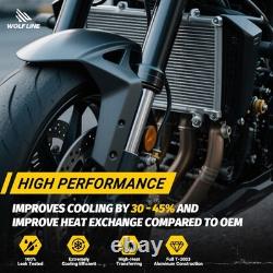 WOLFLINE All-Aluminum Radiator for Triumph Street Triple RS765 R765 2020-2022