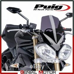 Windshield Puig Smoke Dark 5658f Triumph Speed ​​triple 1050 2011/2015