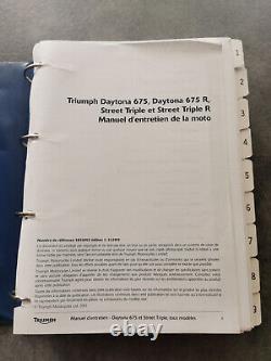 Workshop Manual for Triumph Daytona 675 & R, Street Triple & R