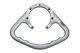 A-sider Poignée Réservoir Passager Argent Triumph Street Triple 675 2008-2016