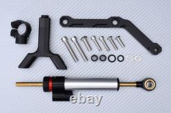 Amortisseur Direction Alu + Fixation pour TRIUMPH STREET TRIPLE 765 RS 2020-2026