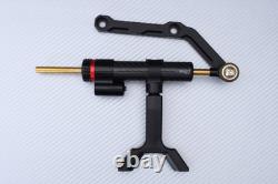 Amortisseur Direction Carbone + Fixation pour TRIUMPH STREET TRIPLE 765 RS 20-26