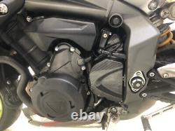 Cache Pignon Triumph Street Triple Rs 2017 2018 2019 2020 2021 2022 100% Carbone