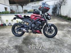 Cache Sous Reservoir Triumph Street Triple Rs 2023 2024 2025 Carbone Brillant