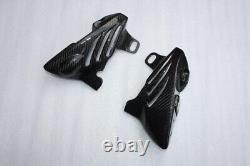 Caches Sur Radiateur Triumph Street Triple 765 S R Rs 2017 2018 2019 Carbone Mat