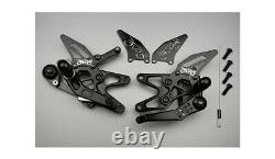 Commandes Reculées Noires Aluminium TRIUMPH STREET TRIPLE S 660 A2 2017-2019