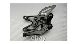 Commandes Reculées Noires Aluminium TRIUMPH STREET TRIPLE S 660 A2 2017-2019
