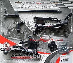 Commandes Reculees Valtermoto T1 Pour Triumph Street Triple 675 2007 2008 Pet08