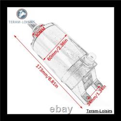 Démarreur pour Triumph Street Triple Standard 675 (VIN 560476) de 2008 à 2018