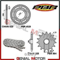 EK1235G Kit chaîne et pignons 16 47 525 PBR TRIUMPH STREET TRIPLE 2008 2016