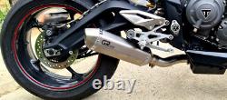Échappement pour Triumph Street Triple 765 S/R / Rs 2017 2022 GRmoto Pot D