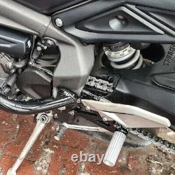 Front sets driver's footrest pegs Triumph Street Triple 765 660 (17-22) stunt