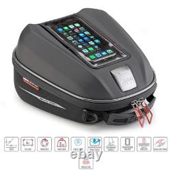 GIVI Sac Tanklock ST611 + Bride Bouchon Réservoir Pour Triumph Street Triple 675