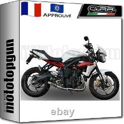 Gpr Pot D Echappement Homologue Deeptone Acier Triumph Street Triple 675 2016 16