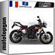 Gpr Pot D Echappement Homologue Deeptone Acier Triumph Street Triple 675 2016 16