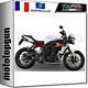 Gpr Pot D Echappement Homologue Furore Noir Triumph Street Triple 675 2013 13