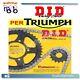 Kit Catena-corona-pignone Did 101538 Triumph 675 Street Triple R 2013 2014 2015