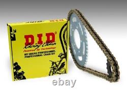 Kit chaine transmission DID TRIUMPH STREET TRIPLE 675 2007 2012 16/47 moto