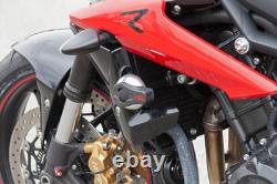 Kit fixation tampon de protection LSL noir Triumph 675 STREET TRIPLE