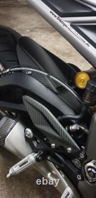 Leche Roue Rear Hugger Triumph Street Triple 765 Rs 2023 2024 2025 Carbone Mat