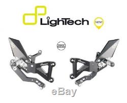 Lightech Marchepieds Arriéré Réglable Articulé Triumph Street Triple 765 Rs