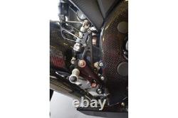 Paire de Platines/Commandes Reculées Noir Pour TRIUMPH STREET TRIPLE 675 2011-12