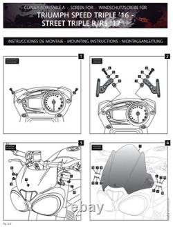 Pare-Brise Sport Puig Look Carbone Triumph Street Triple 765/R/RS 17 19