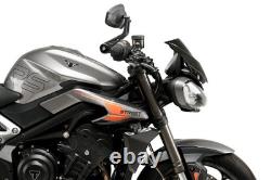 Pare-Brise Sport Puig Noir Opaque Triumph Street Triple 765 R/RS 23 25