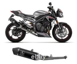 Pot D'Echappement Arrow Veloce Alu Noir TRIUMPH STREET TRIPLE 765 2020 2023