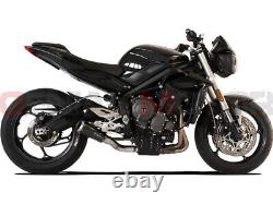 Pot D'Echappement Hp Corse Gp07 Noir Triumph Street Triple 765 2017 2023