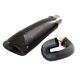 Pot D'echappement Hpcorse Evoxtreme 260mm Noir Triumph Street Triple 2007 2012