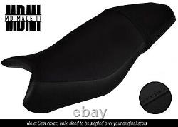 Pour Triumph Street Triple 675 13-17 Custom Poignée Vinyle Housse de Siège Noire