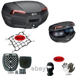 Pour Triumph Street Triple R ABS 675 Coffre Valise + Filet + Plaque + Tapis X